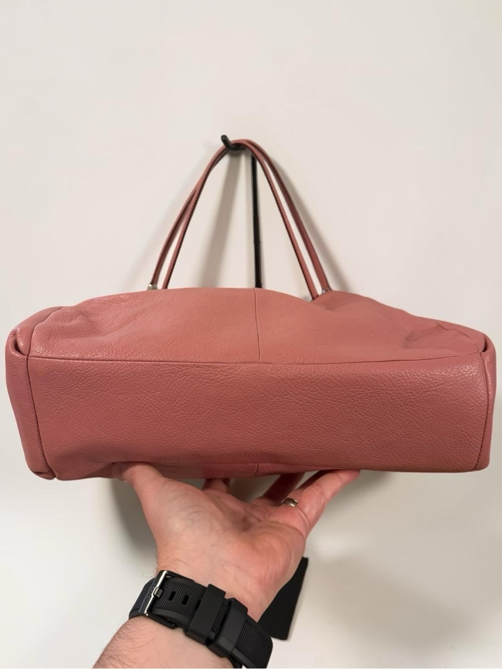 COACH Phoebe Pebbled Leather Shoulder Hand Bag Shadow Rose Pink NWT F34495 - Picture 14 of 16